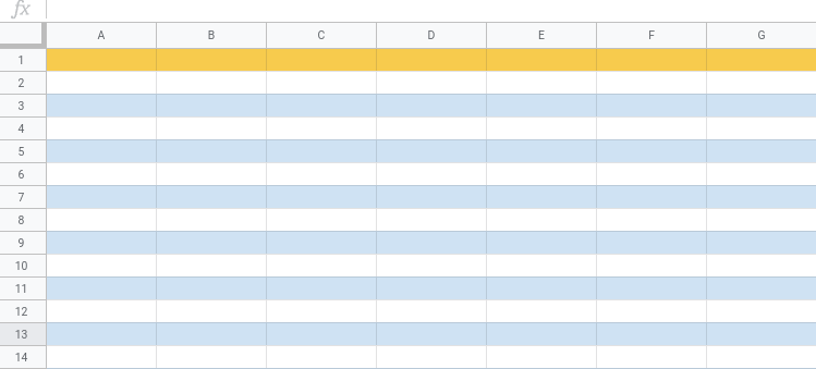 How to Alternate Row Color in Google Sheets - Rise Ranking